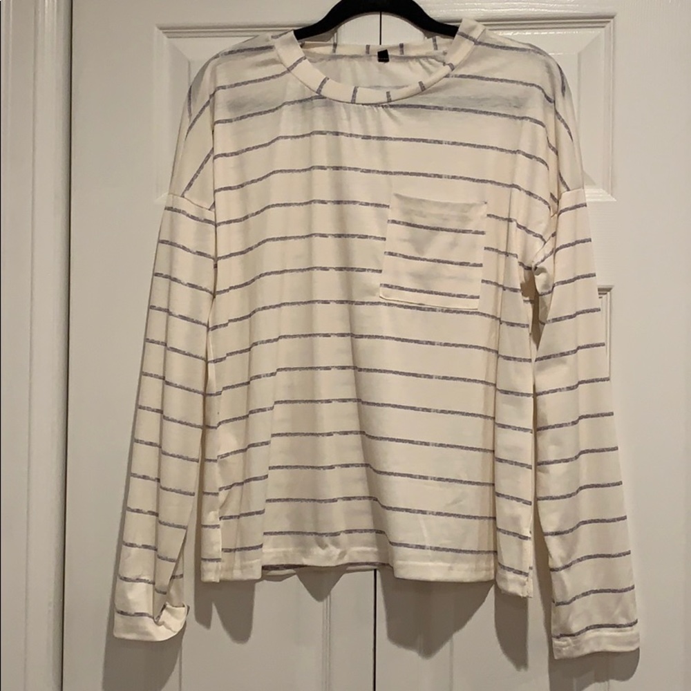 Long Sleeve Stripped Shirt